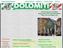 Tablet Screenshot of dolomiti-hemau.de